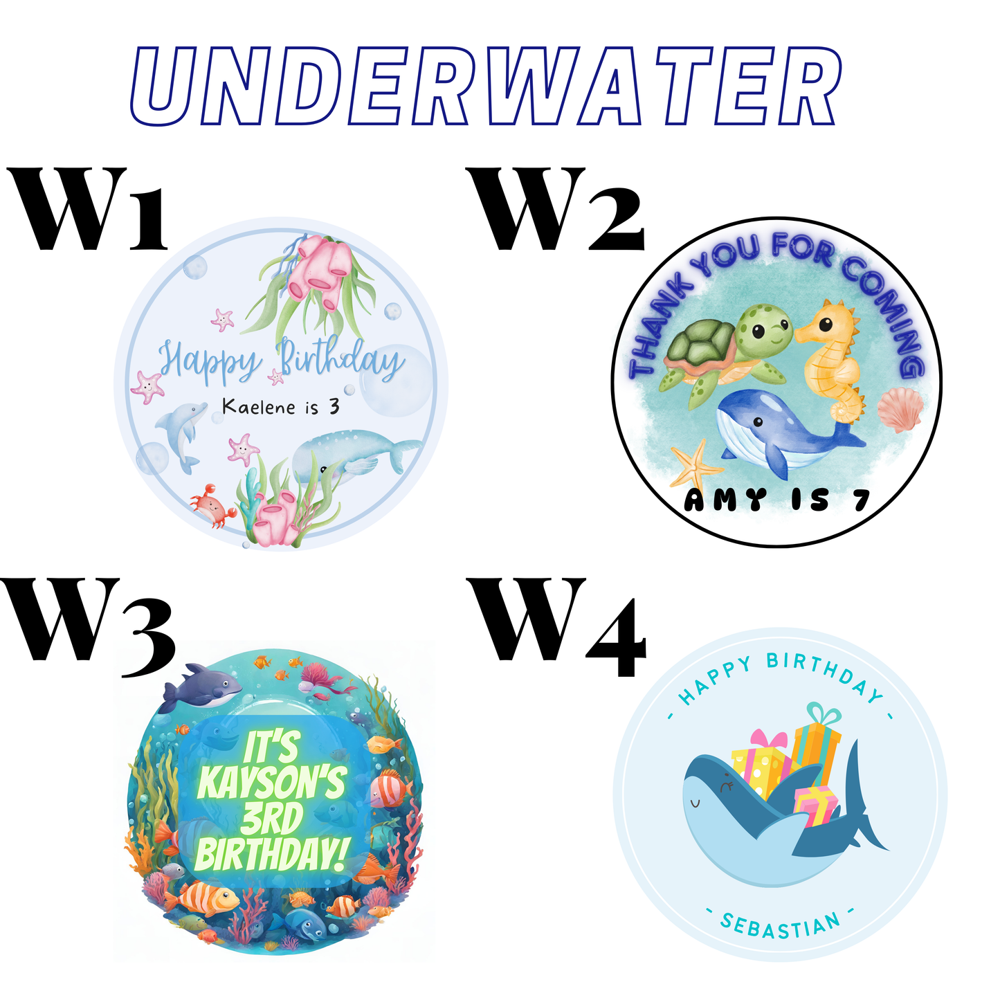 Customised Birthday Sticker