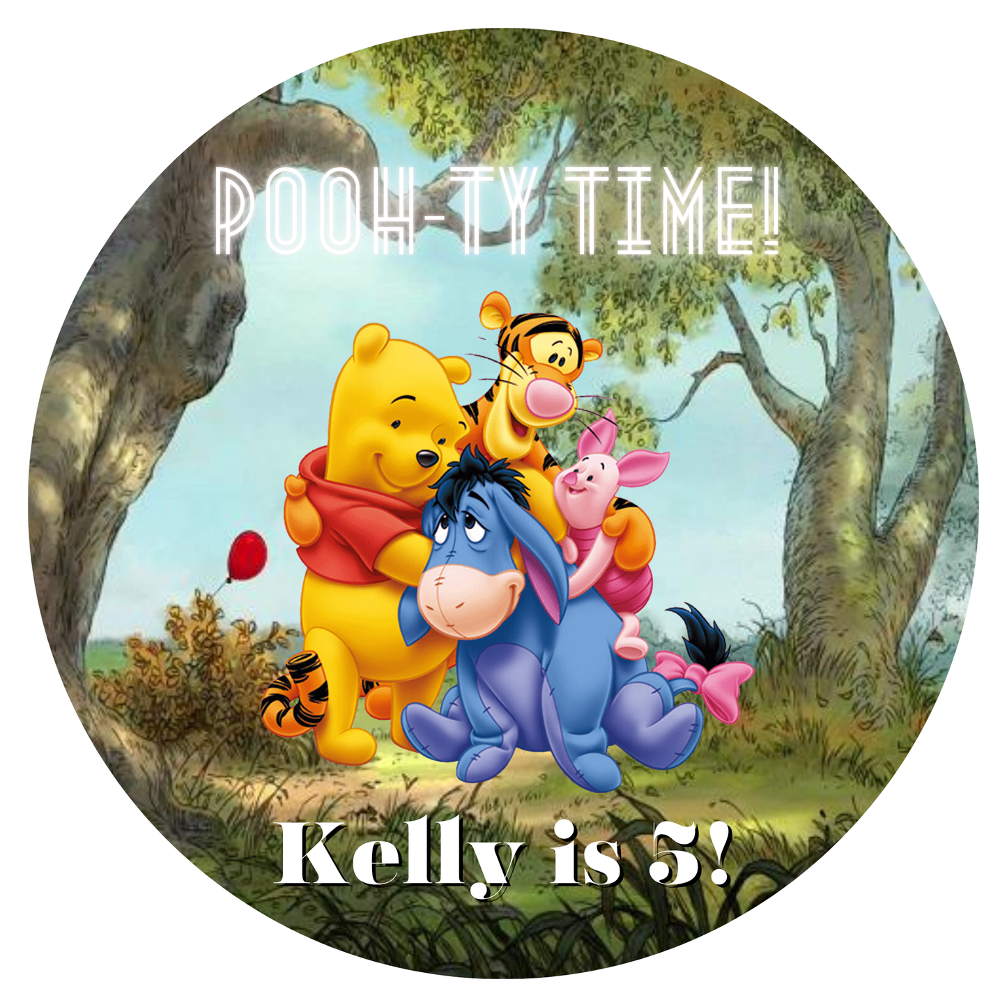 Customised Birthday Sticker Designs