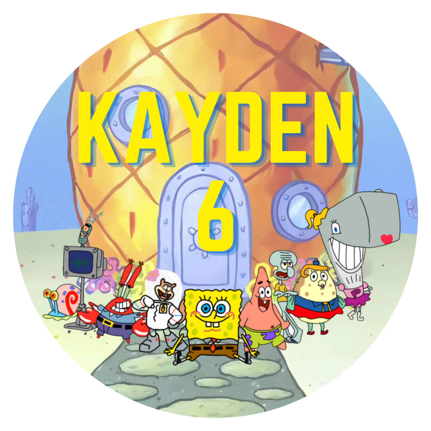 Customised Birthday Sticker Designs