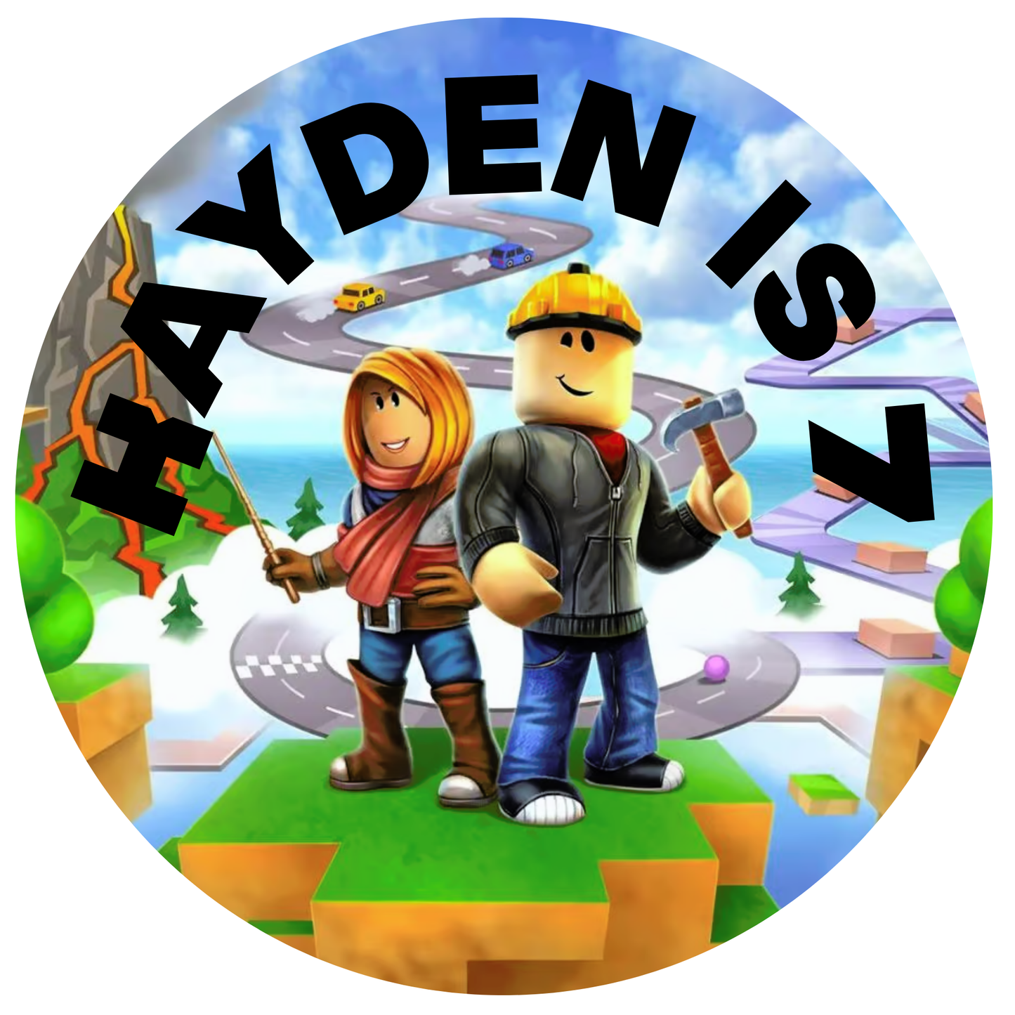 Customised Birthday Sticker Designs