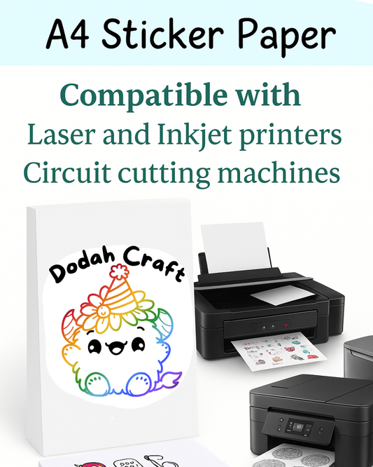 Bulk Printable Vinyl Sticker Paper 50pcs