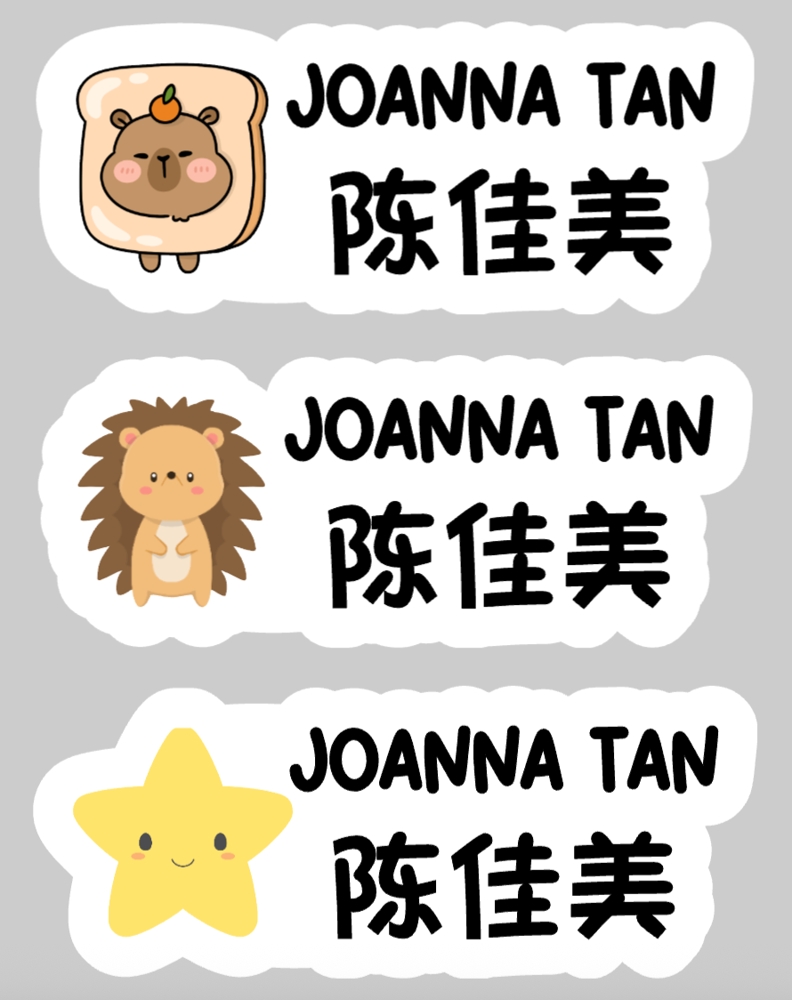 Kids Clothes Labels - Customised Iron On Labels