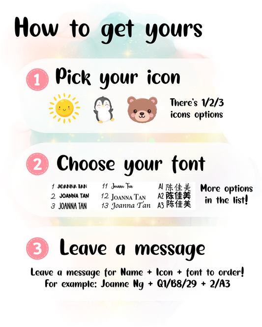 Kids Clothes Labels - Customised Iron On Labels